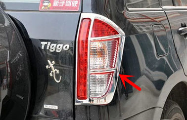 Trung Quốc Áo che đèn pha ô tô tùy chỉnh, Chery Tiggo 2012 Tail Lamp Chrome Rim nhà cung cấp