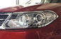 Đường viền đèn pha Chrome trang trí cho CHERY TIGGO5 2014 2015 / Bộ phận cơ thể ô tô nhà cung cấp
